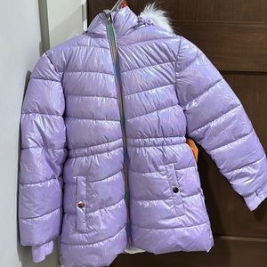 Purple coat size 6 girl